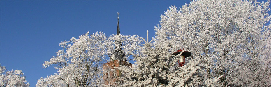 Winternacht  in Hedersleben